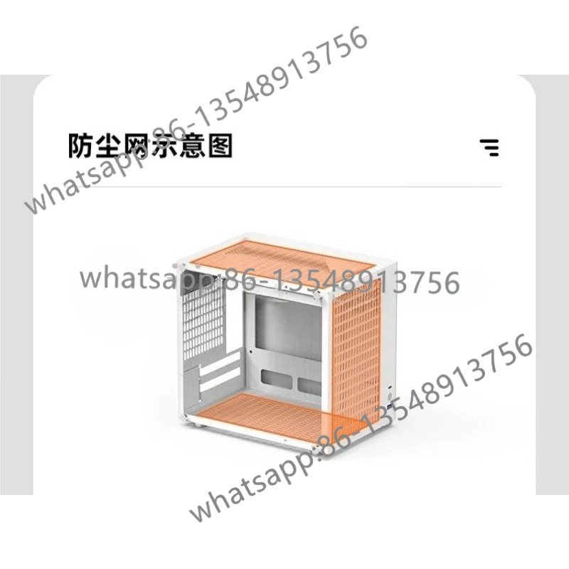 Office Furniture Com - U45 アルミニウム製、後部にワイヤーが付いているポータブルA4ミニC2、大出力mATX/ITX小型ケースホスト