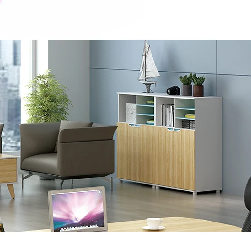 Office Furniture And Equipment - 新着新しい白い本棚ツールキャビネット収納機器モダンな小型シンプルな本棚オフィス家具