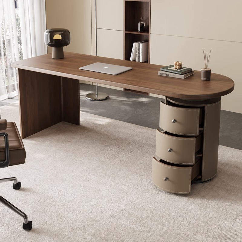 フランスのレトロスタイルの本棚付きデスクと椅子の組み合わせ、 - Office Furniture Com のレビューと価格