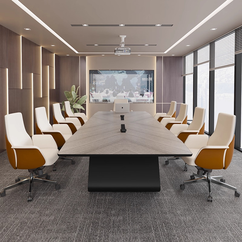 大型高級会議テーブル 商業用長尺研修テーブル シンプルモダン - Office Furniture Com のレビューと価格