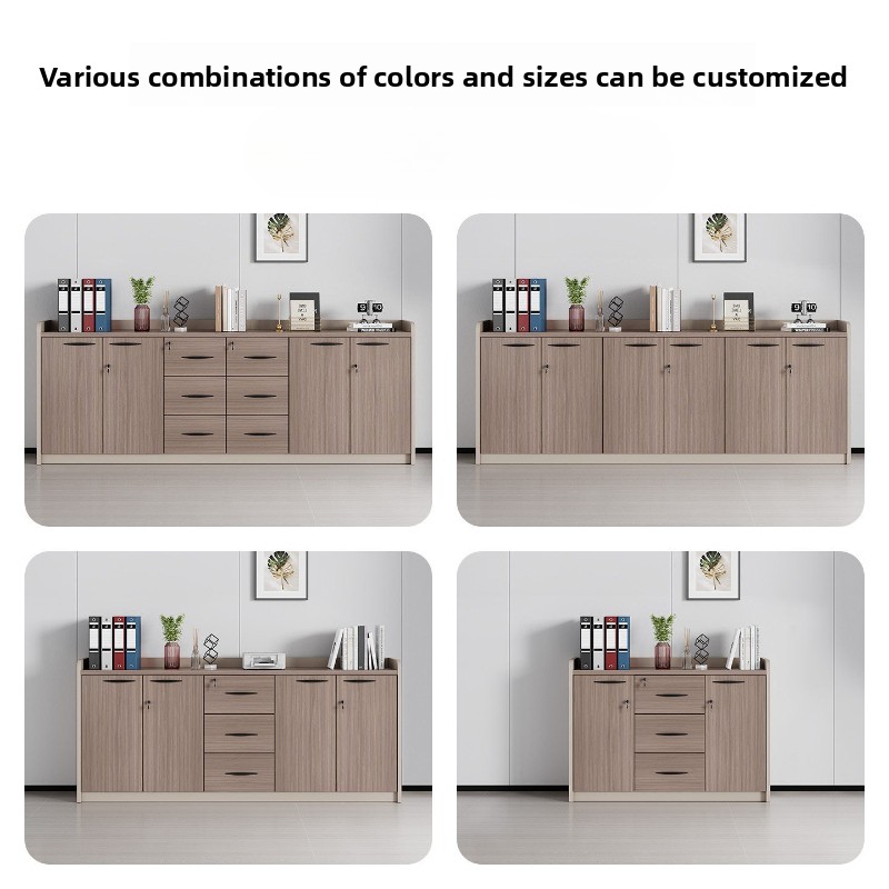 F*-モダン木製ローオフィス収納キャビネット、業務用オフィス - Credenza Office Storage のレビューと価格