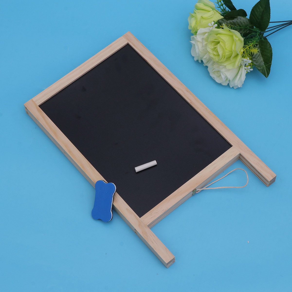 1 セット 25 × 40 センチメートルミニ木製三脚黒板イ - Whiteboard Easel Tripod のレビューと価格