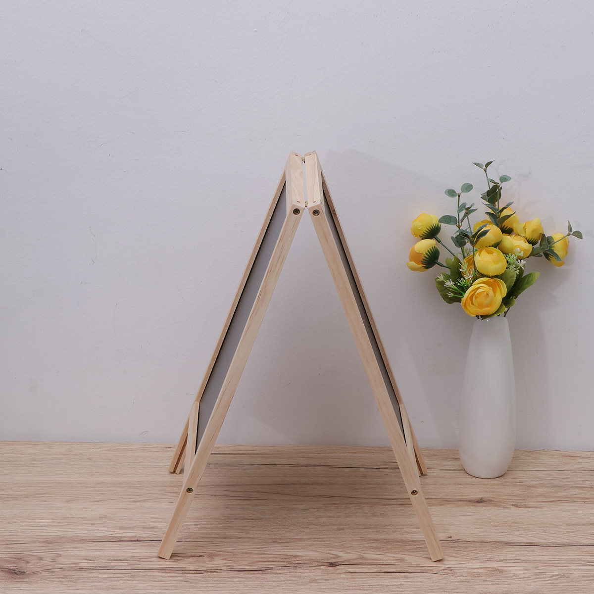 1 セット 25 × 40 センチメートルミニ木製三脚黒板イ - Whiteboard Easel Tripod のレビューと価格