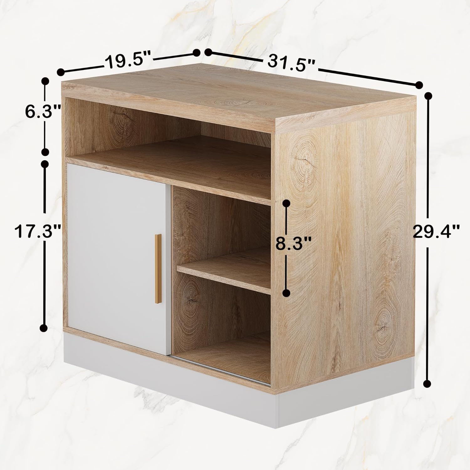 電動昇降式スタンディングデスク（収納キャビネット付き）、高さ - Credenza Office Storage のレビューと価格