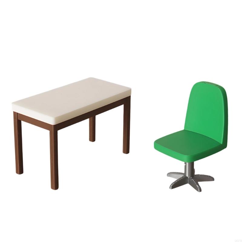 ミニオフィスシーンアクセサリー 2 ピースセットドールハウス - Office Furniture Usa のレビューと価格