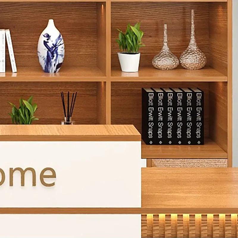 高級感のある受付カウンター、シニア向けモダンで美しい工業風デ - Office Furniture Usa のレビューと価格