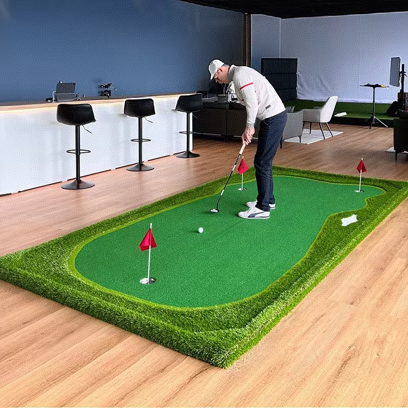 家庭用ゴルフパッティングトレーナー、人工芝ゴルフパッティング - Office Furniture And Equipment のレビューと価格