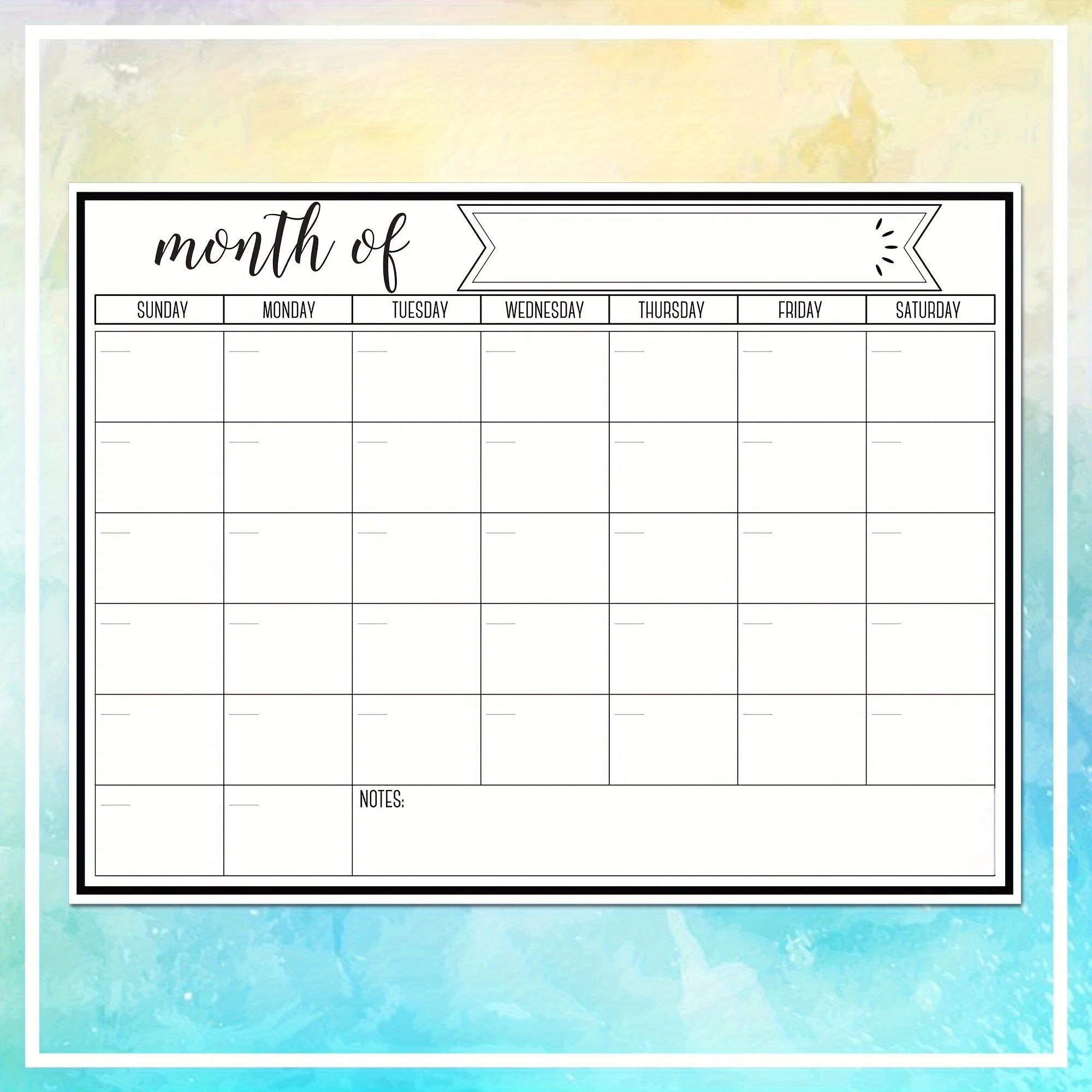 磁気式月間カレンダーホワイトボード、再利用可能な冷蔵庫プラン - Magnetic Whiteboard Calendar のレビューと価格