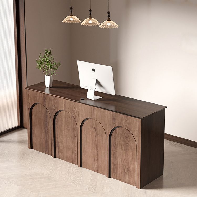 カスタムヴィンテージ黒木製小型オフィス受付デスクモダンスタイ - Office Furniture Brands のレビューと価格