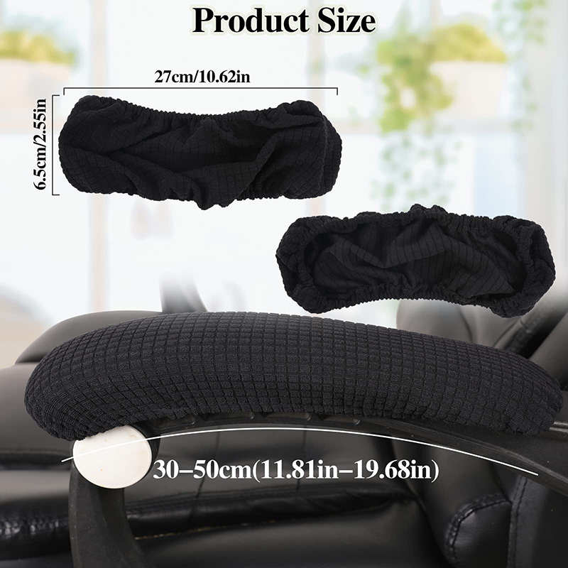 2 個オフィスチェアアームレストカバーオフィス取り外し可能な - Visitor Chair Padded のレビューと価格