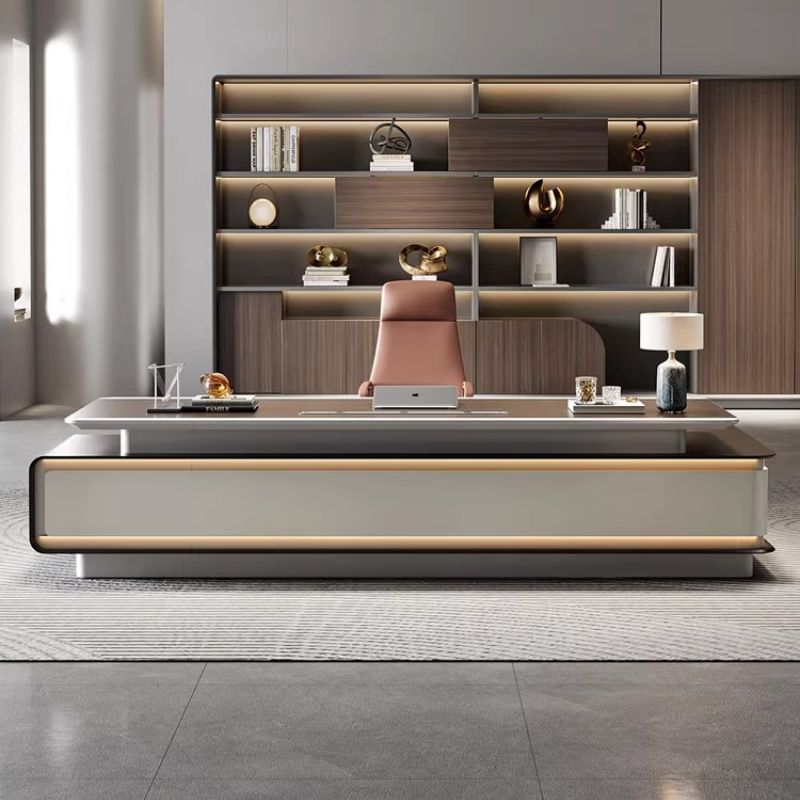 高級トップボスデスク 240cm 280cm 320cm パ - Office Furniture And Equipment のレビューと価格