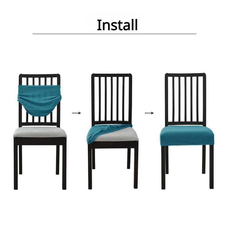 防水椅子カバースパンデックスジャカード椅子パッドクッション調 - Visitor Chair Padded のレビューと価格