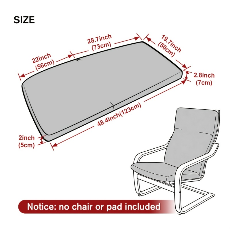 1Pc ジャカードポアンチェアパッドスリップカバー弾性バンド - Visitor Chair Padded のレビューと価格