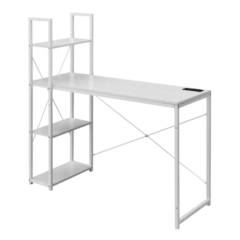 棚付きワークステーション、オフィス家具、2Go、白と白、デザ - Office Furniture Com のレビューと価格
