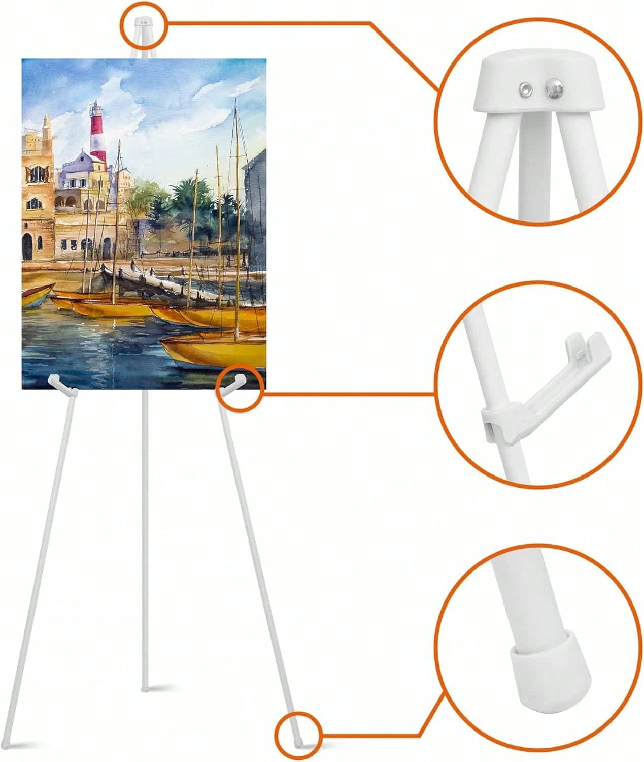 プレゼンテーション用イーゼルスタンド、高さ66.14インチの - Whiteboard Easel Tripod のレビューと価格