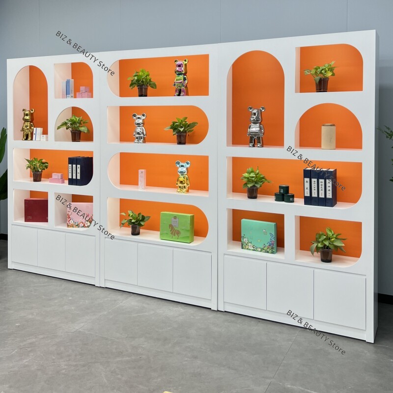 カスタムハイグロスラッカー化粧品ディスプレイキャビネット - - Office Furniture Images のレビューと価格